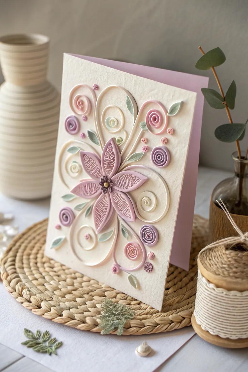 Elevate your greeting cards with the art of paper quilling&mdash;where simplicity meets elegance.