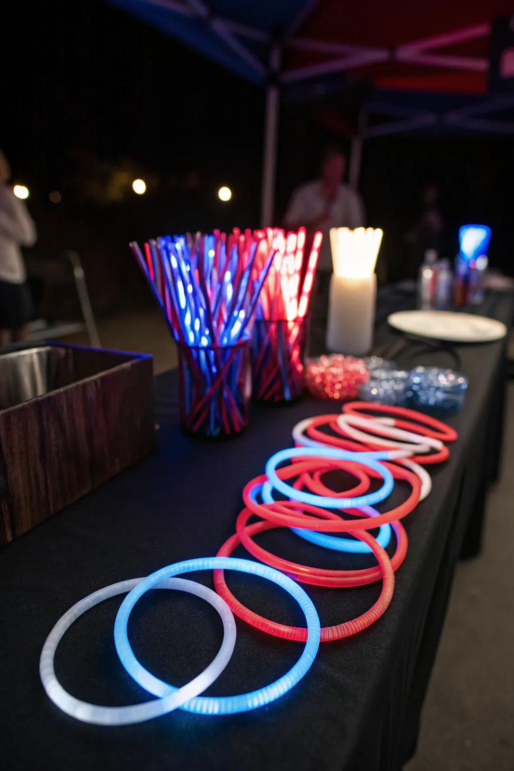 Glow wristbands to light up the night