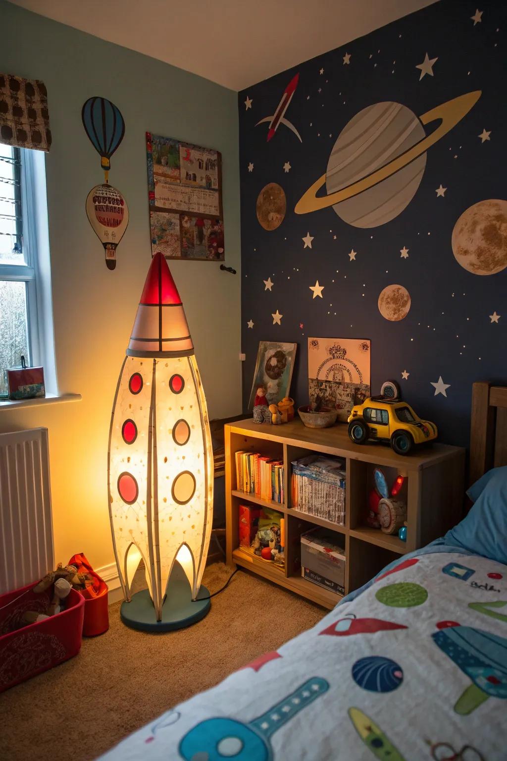 Lighting that blends functionality with a touch of fantasy.