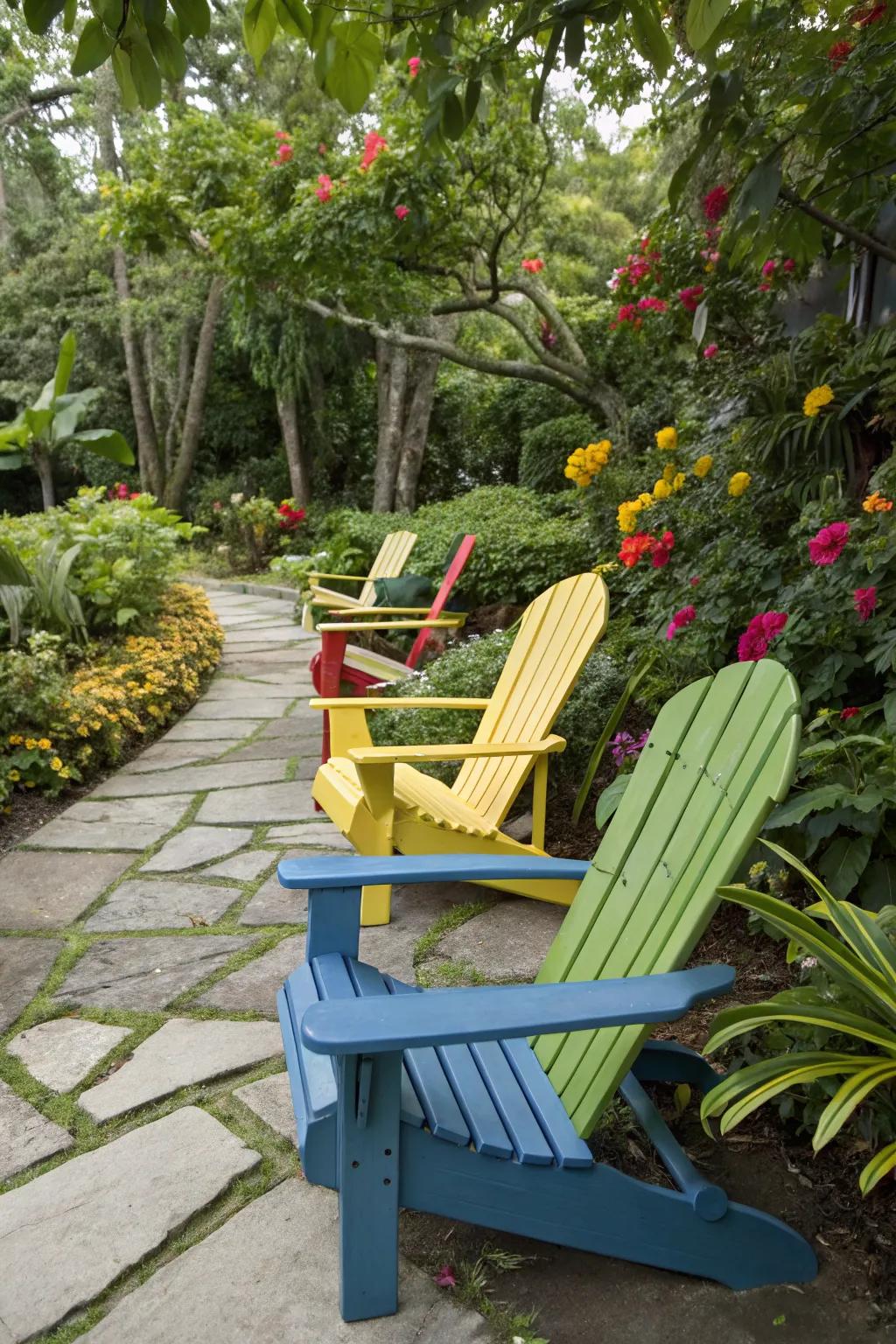 Lively tropical tones adding a lively vibe.