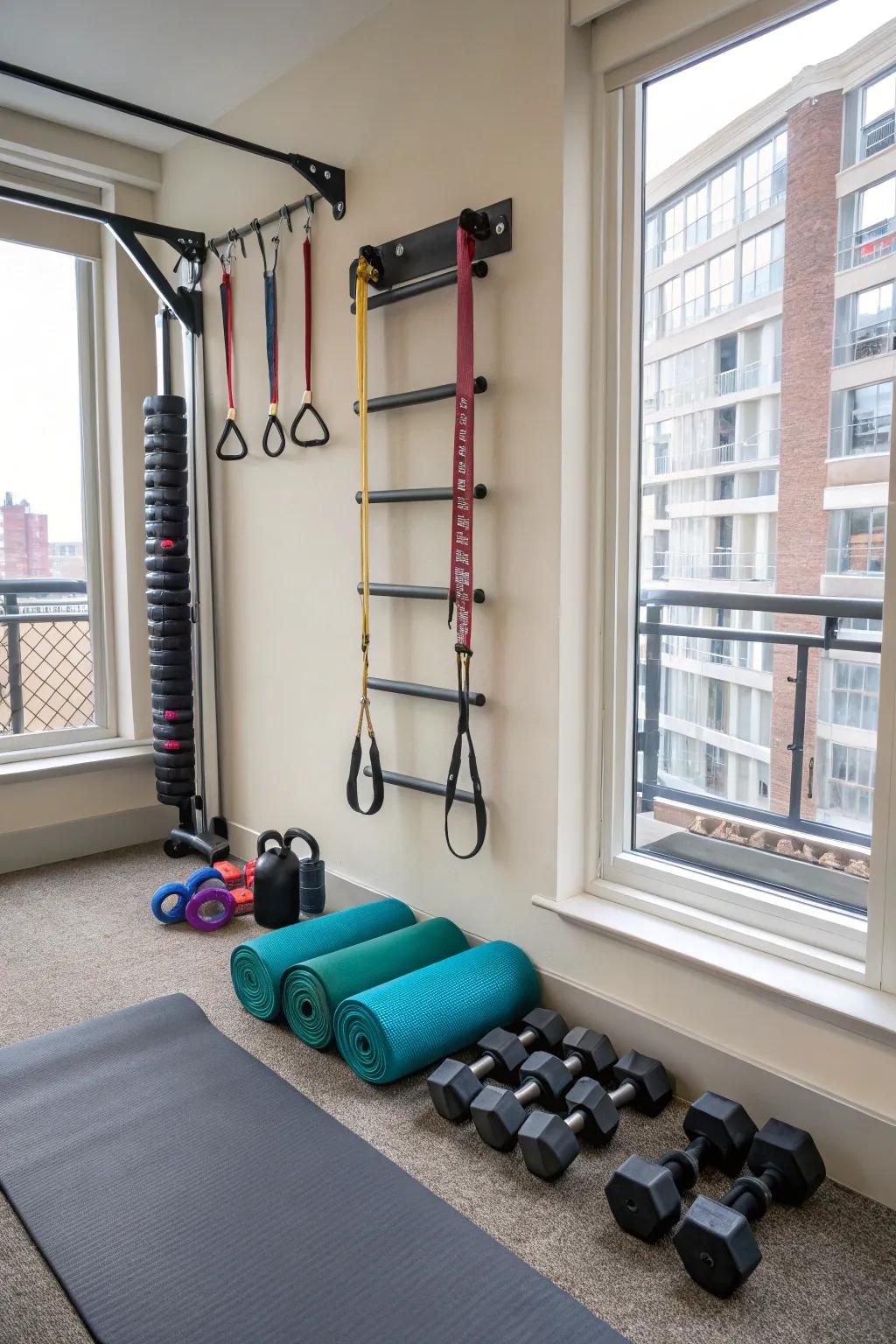 Use space above the floor to be efficient.