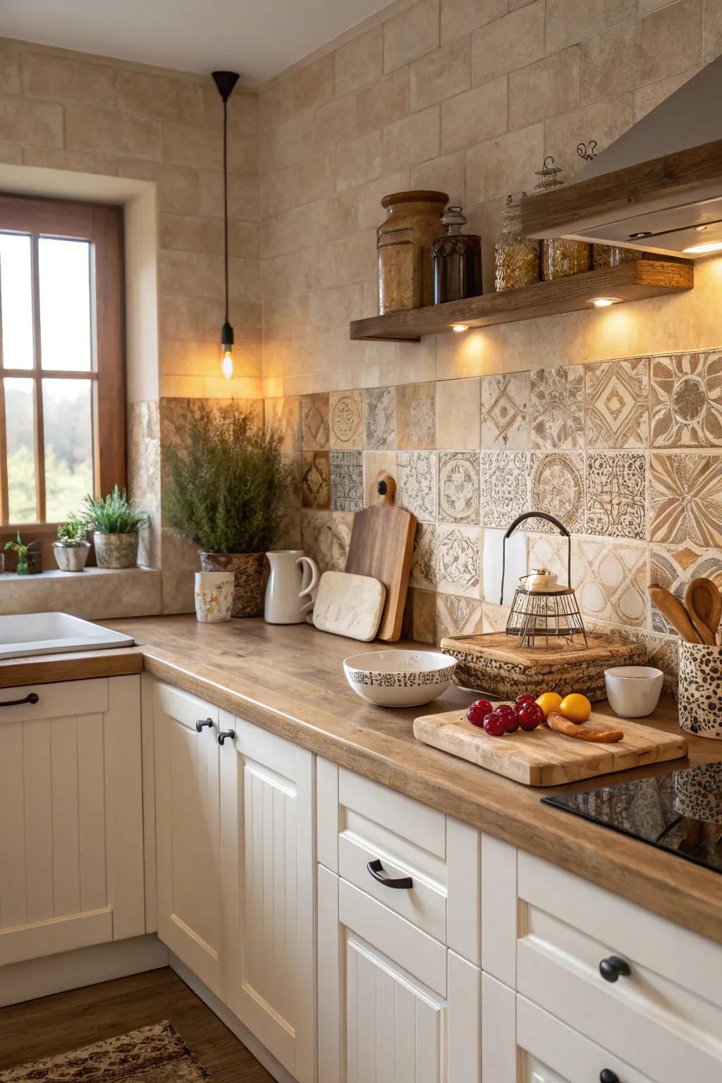 Blend smoothly with natural hues in your cooking space.