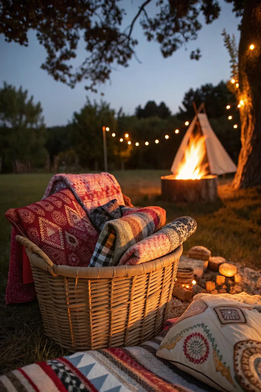 Ensure your attendees' comfort through an abundance of textiles and cushions.
