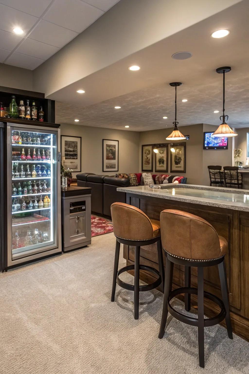 A refreshment bar ensures everyone stays energized and set for further enjoyment.