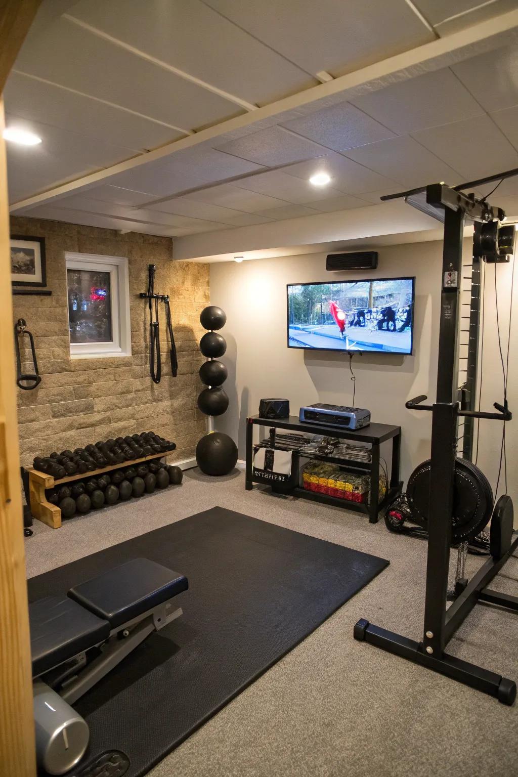 Entertainment can make workouts more pleasant.