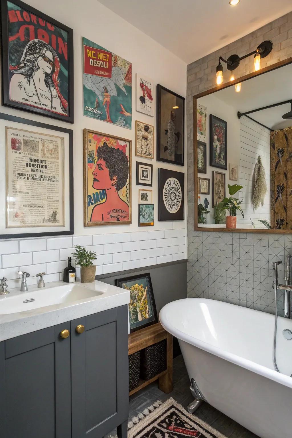 Blending art styles fashions a rich and personalized atmosphere.