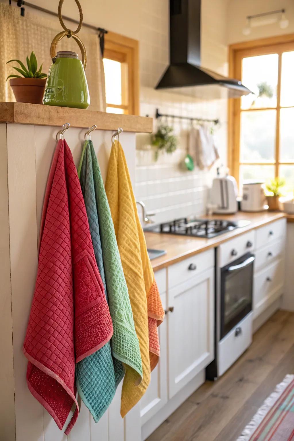 Sustainable kitchen cloths make for a helpful and sustainable gift option.