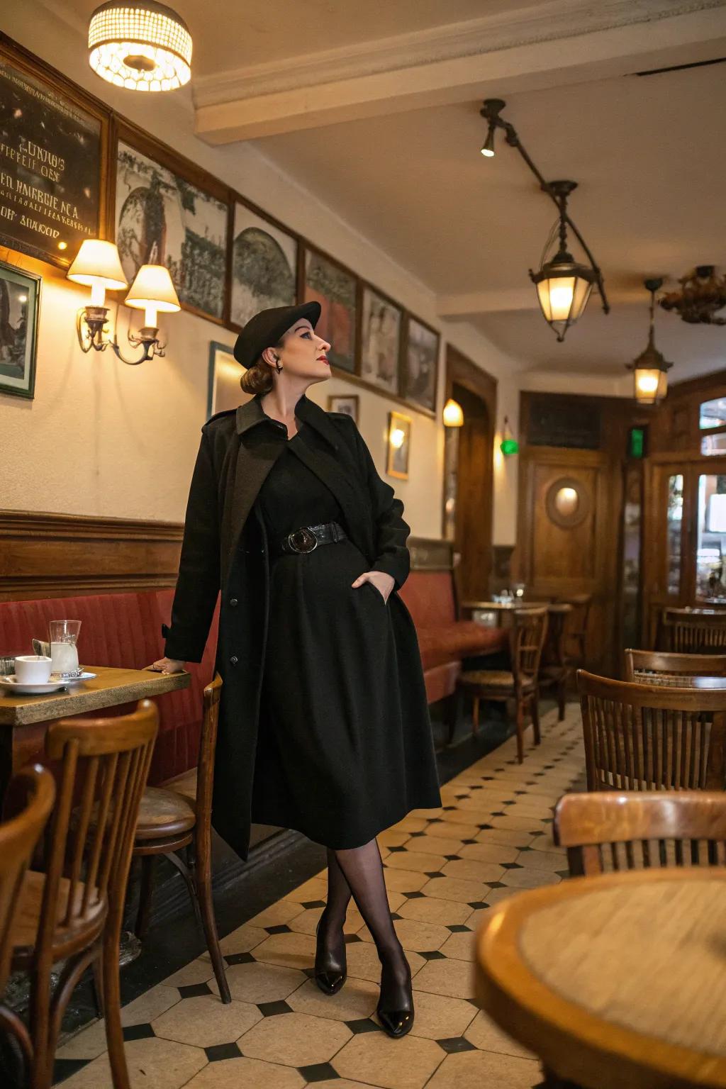 Channel classic Hollywood glamour with a chic Audrey Hepburn-inspired look.
