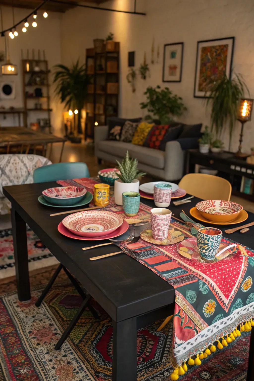 Boho stylishness featuring a carefree style.