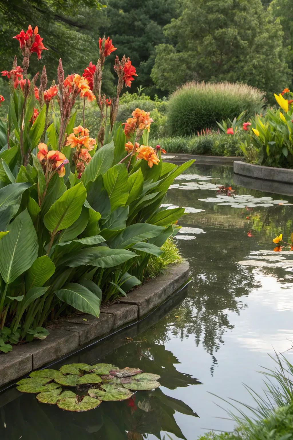 Enhance aquatic gardens with bloomsticks lilies.