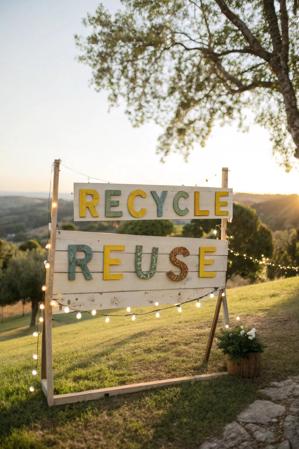 Eco-friendly materials combine style and sustainability.