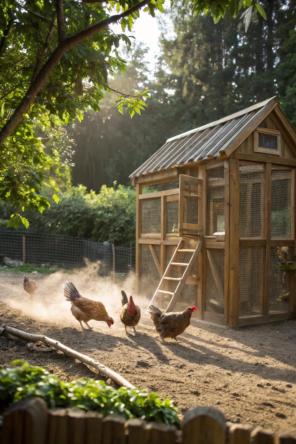Designed for Action: A Place Where Chickens Prosper and Play