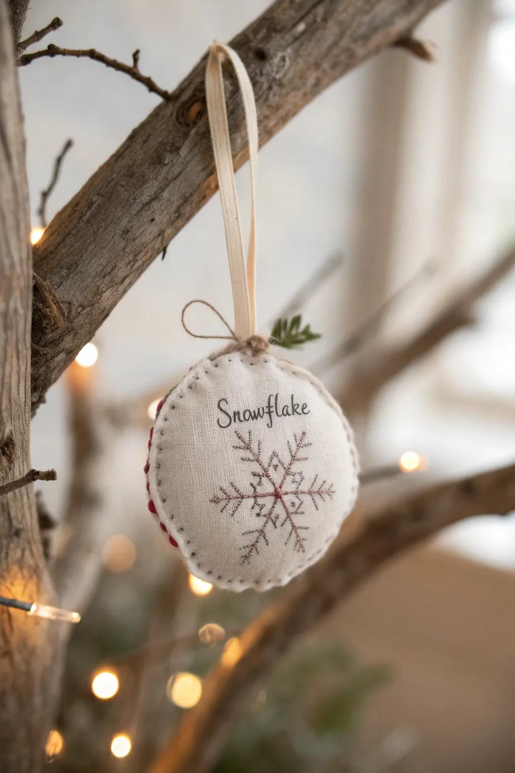 Infuse a personal signature into your yuletide embellishments with handcrafted textile baubles that encapsulate the essence of Scandinavian directness.