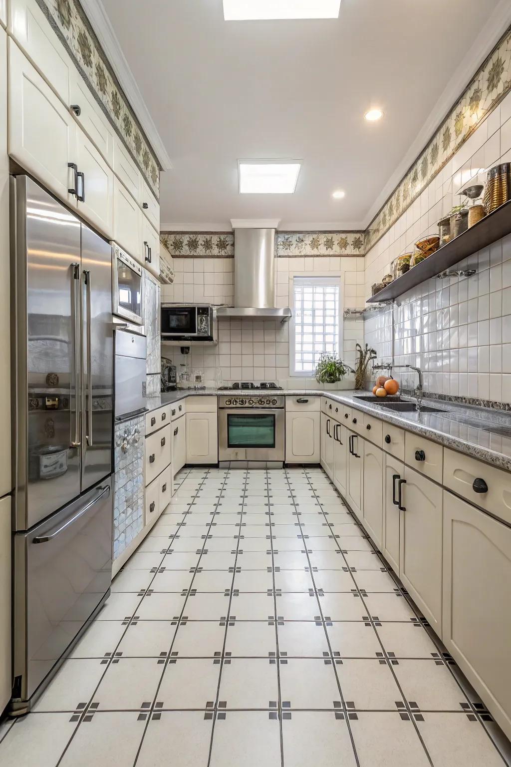 Traditional section arrangements deliver organization and traditional appeal.
