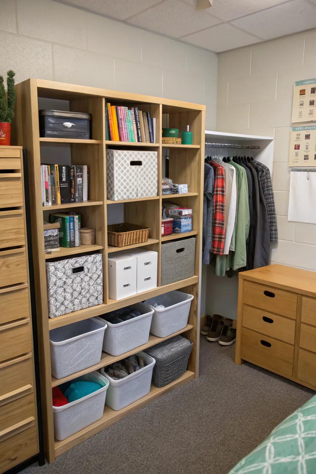 Brilliant storage options can preserve space and sanity.