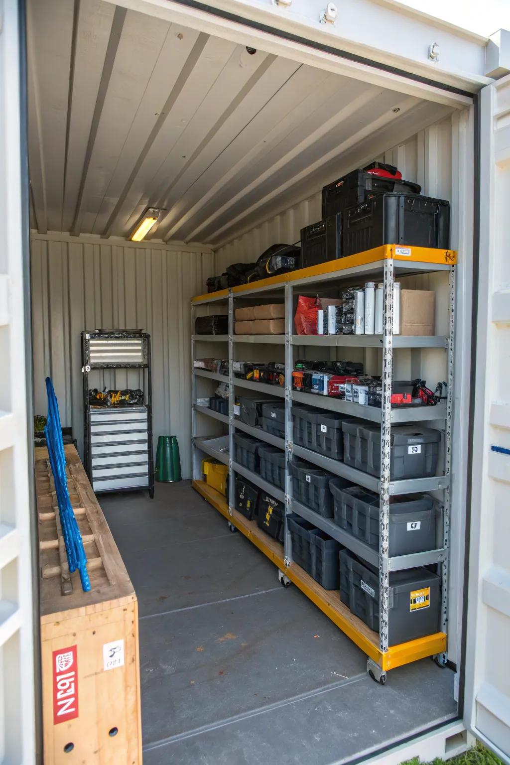 Design a unique interior to fulfill your specific storage needs.
