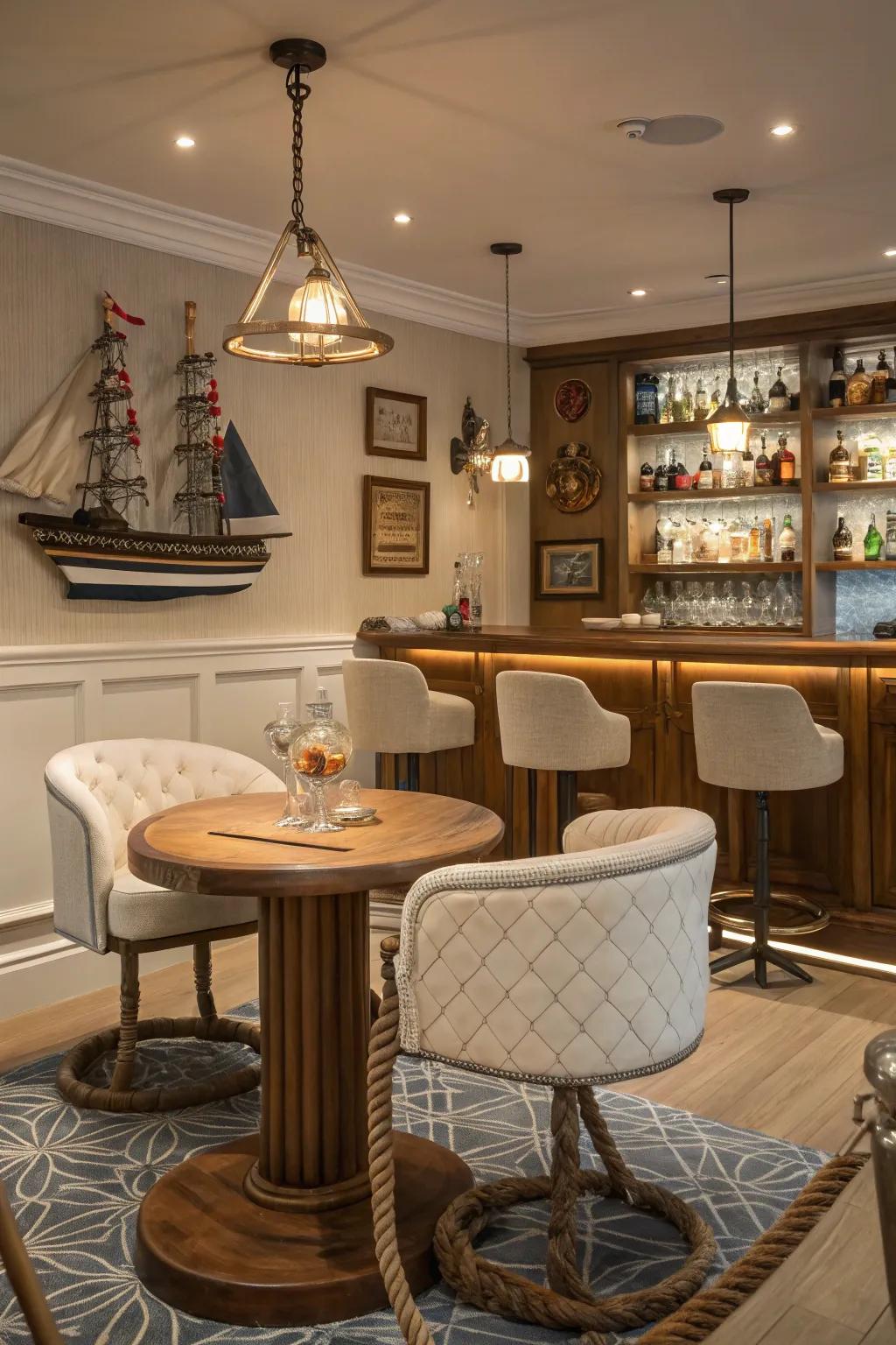 Infuse your personality into your bar with an unique theme.
