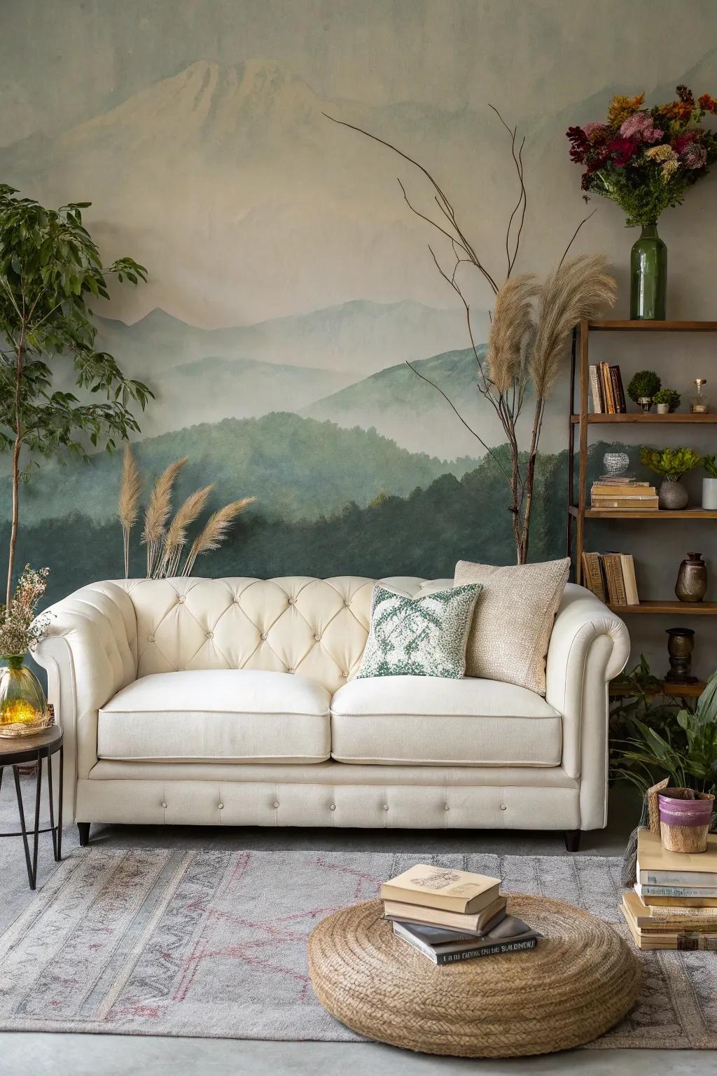 Artistry and embellishments personalize the space, fashioning a unique atmosphere.