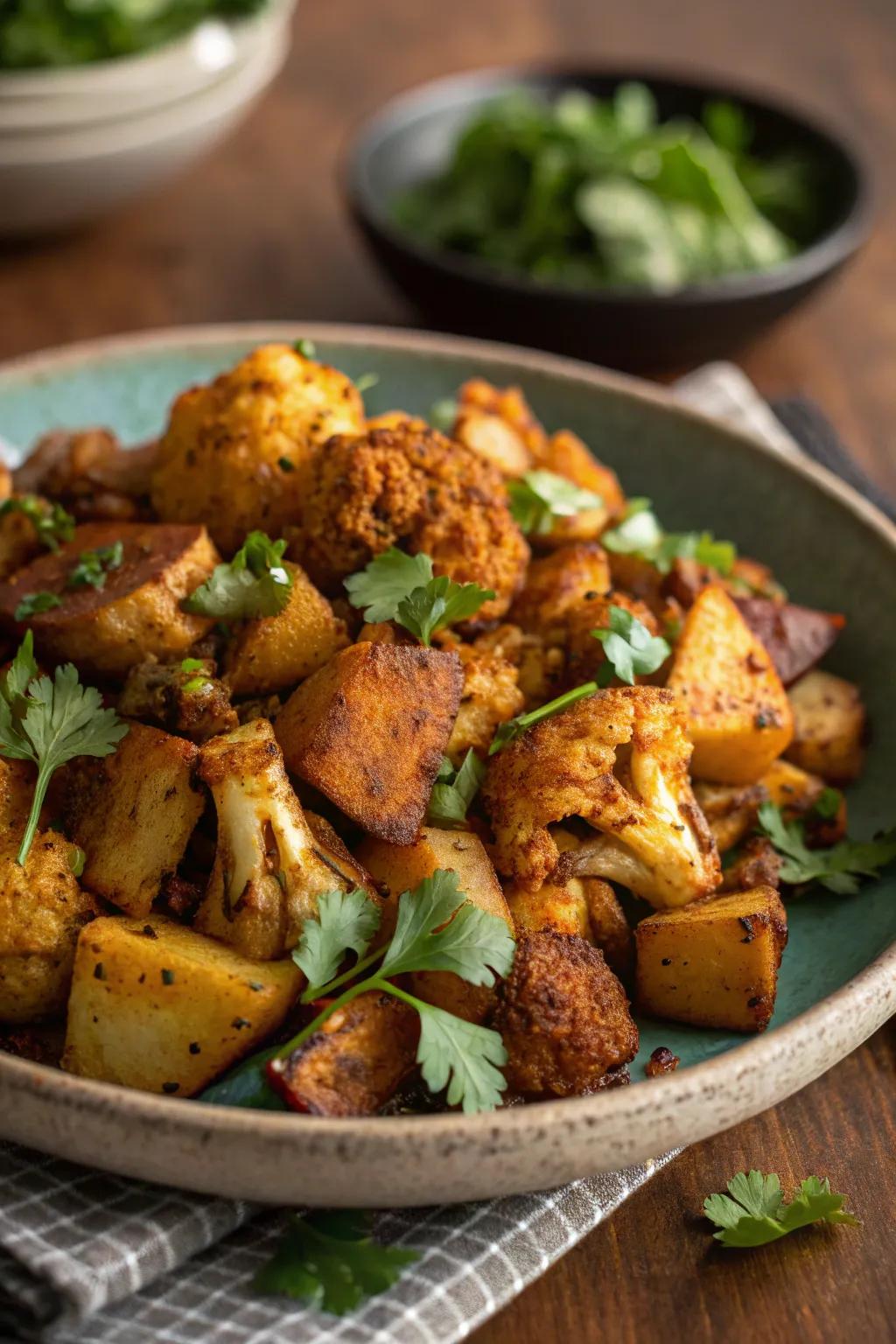 Baked version of a classic favourite.