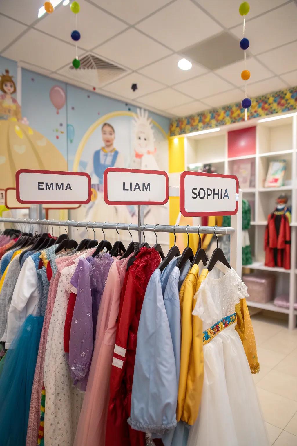 Nameplates make each child feel special.