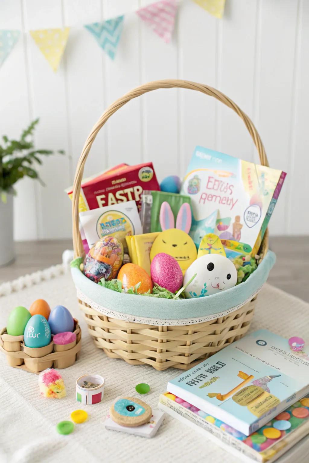 A joyous Easter hamper surprise for the youngsters.