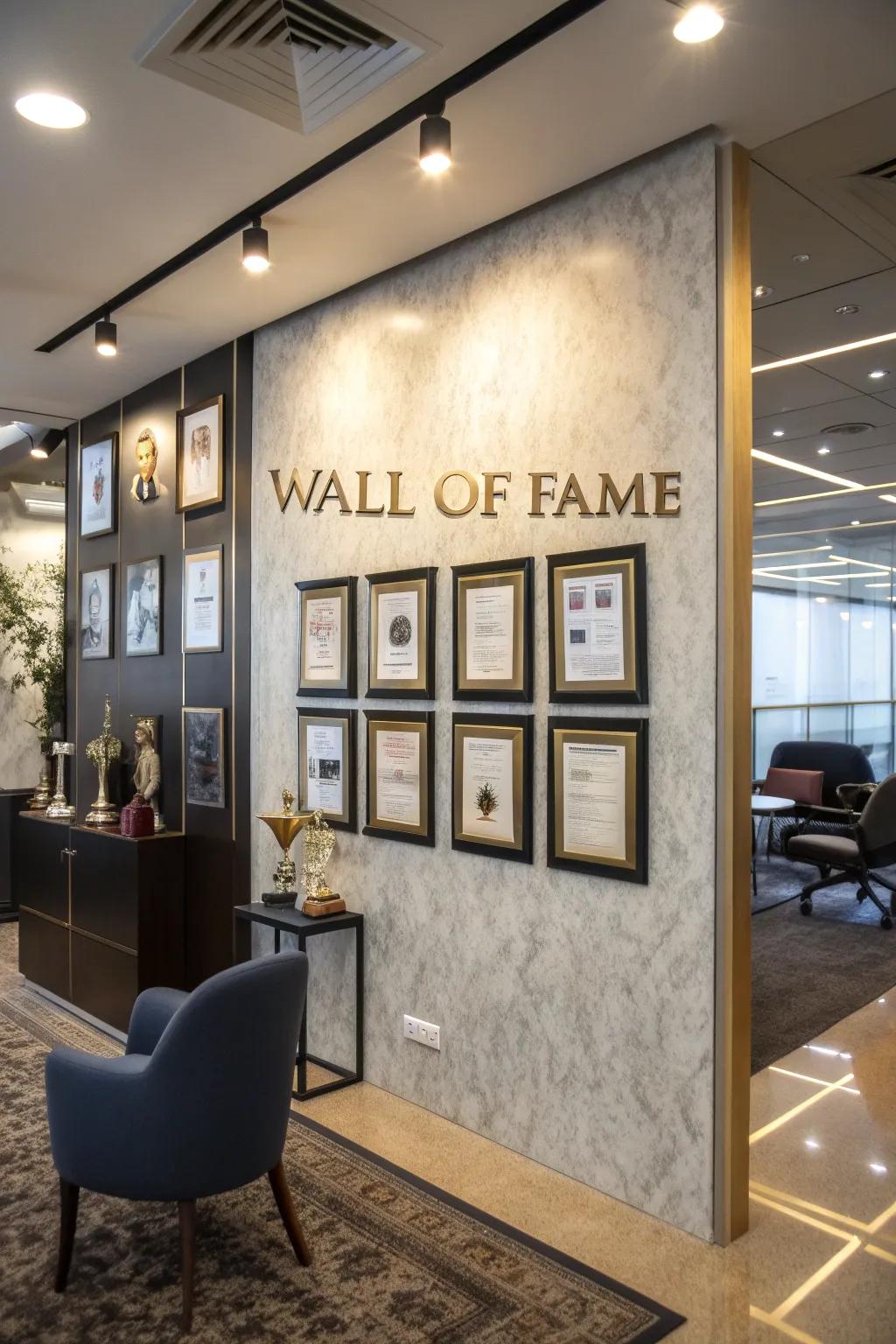 A prestigious Wall of Fame highlighting top performers.