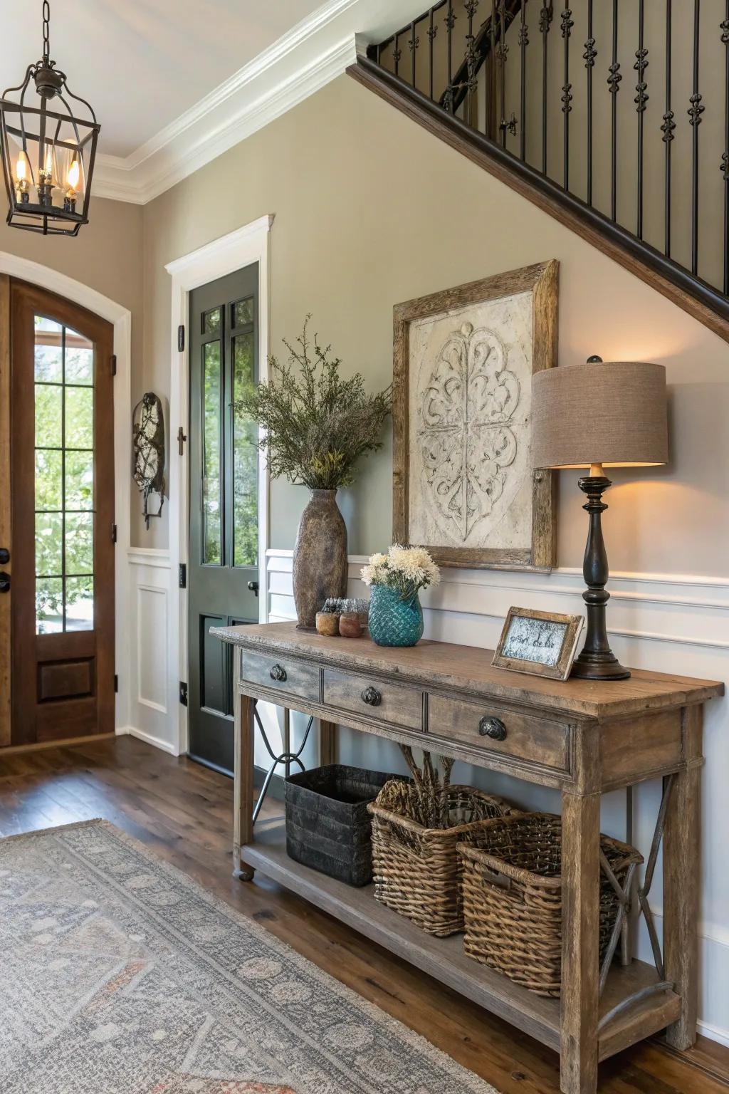 Mixing materials brings in depth and intrigue.