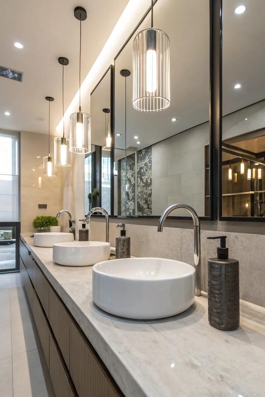 Modern fittings add style and functionality to your bathroom.