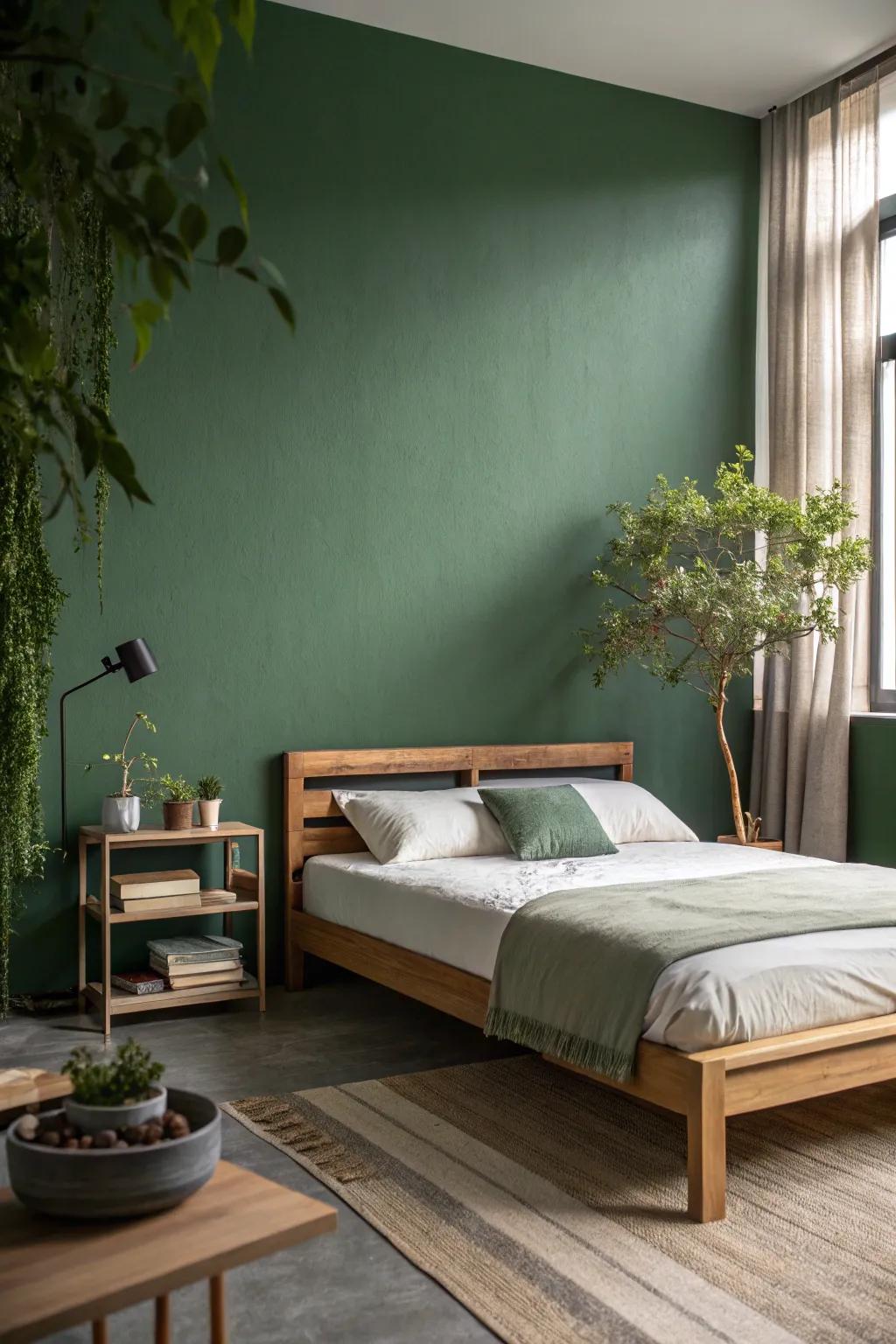 Keeping things simple can help you see the beauty of forest green.