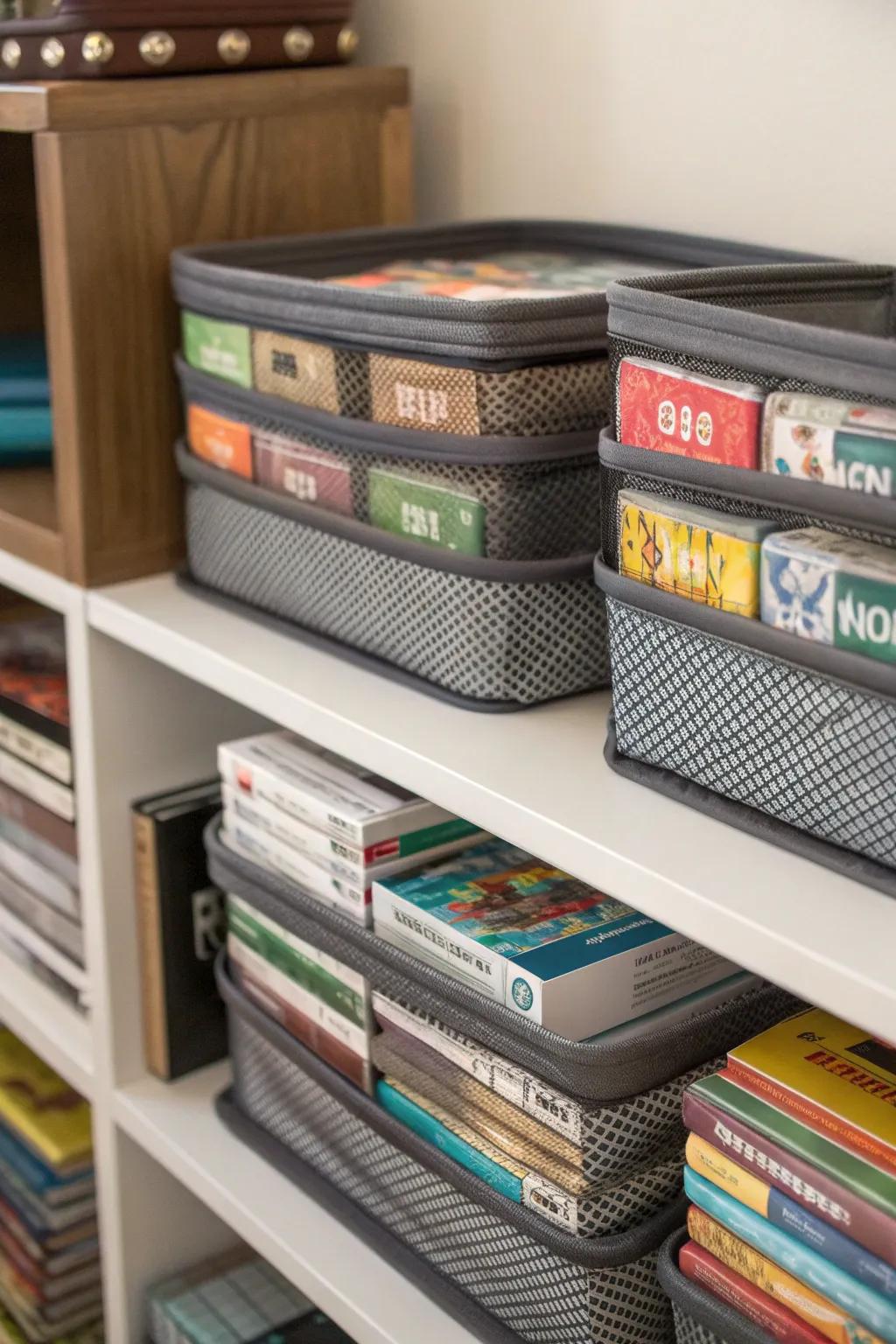 Net bags provide a simple way to maintain your games both arranged and mobile.