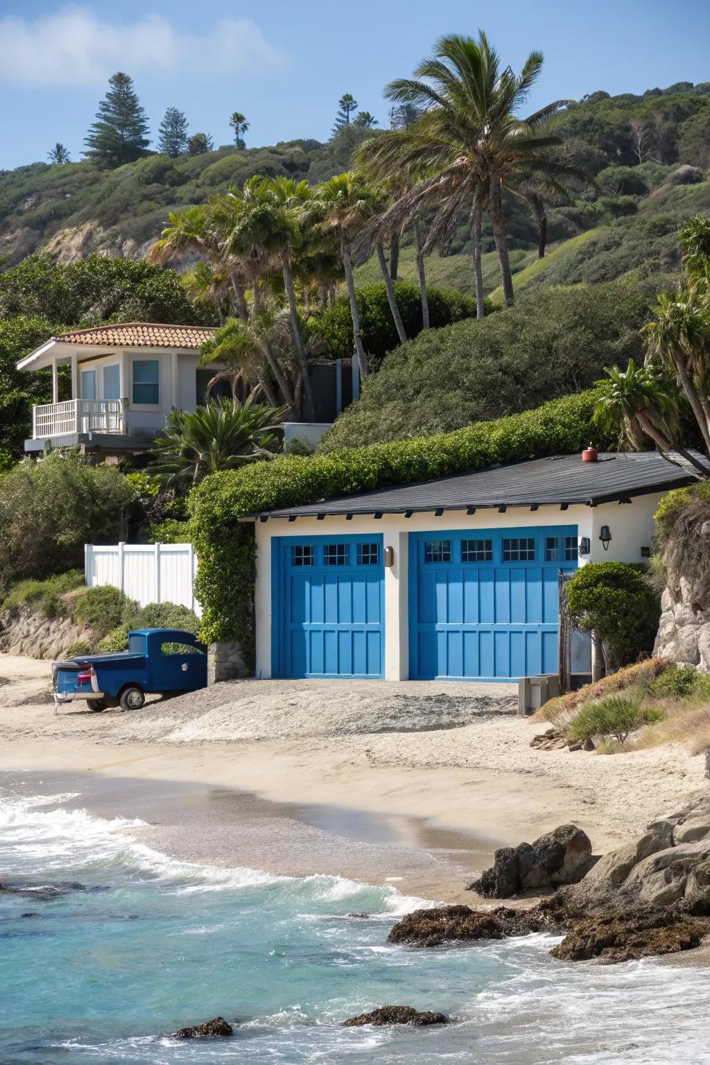 Blue brings vibrancy and a refreshing feel to your home's exterior.