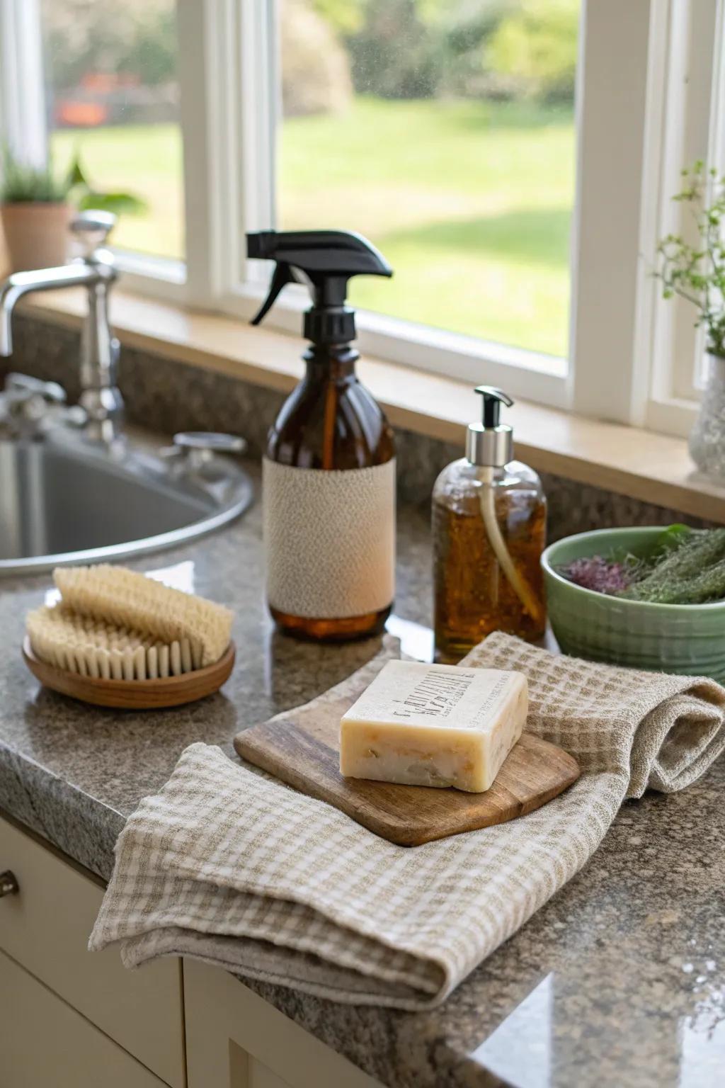 Keep your home spotless with these environmentally conscious cleaning essentials.