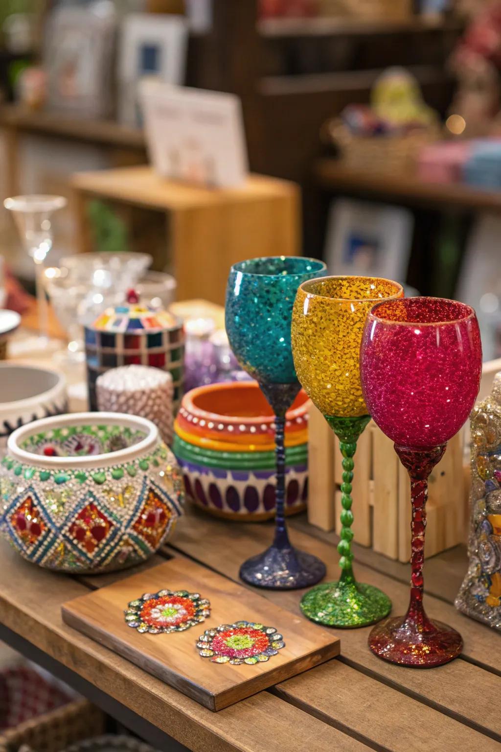 Decorative elements personalize your space.
