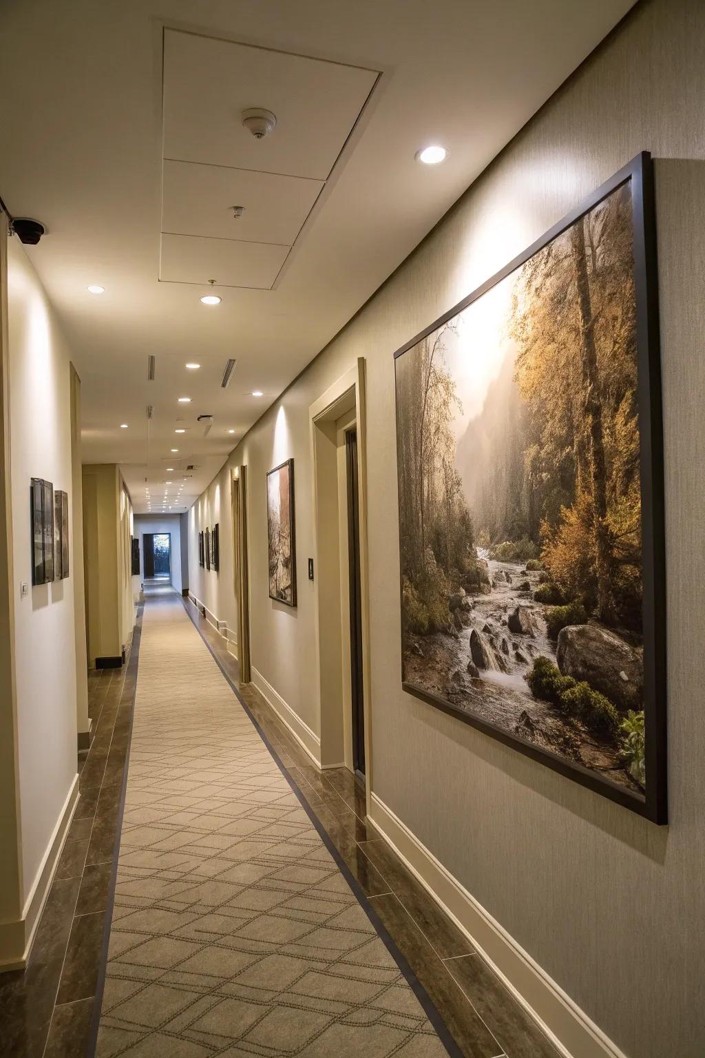 A grand single piece can establish a powerful focal point.