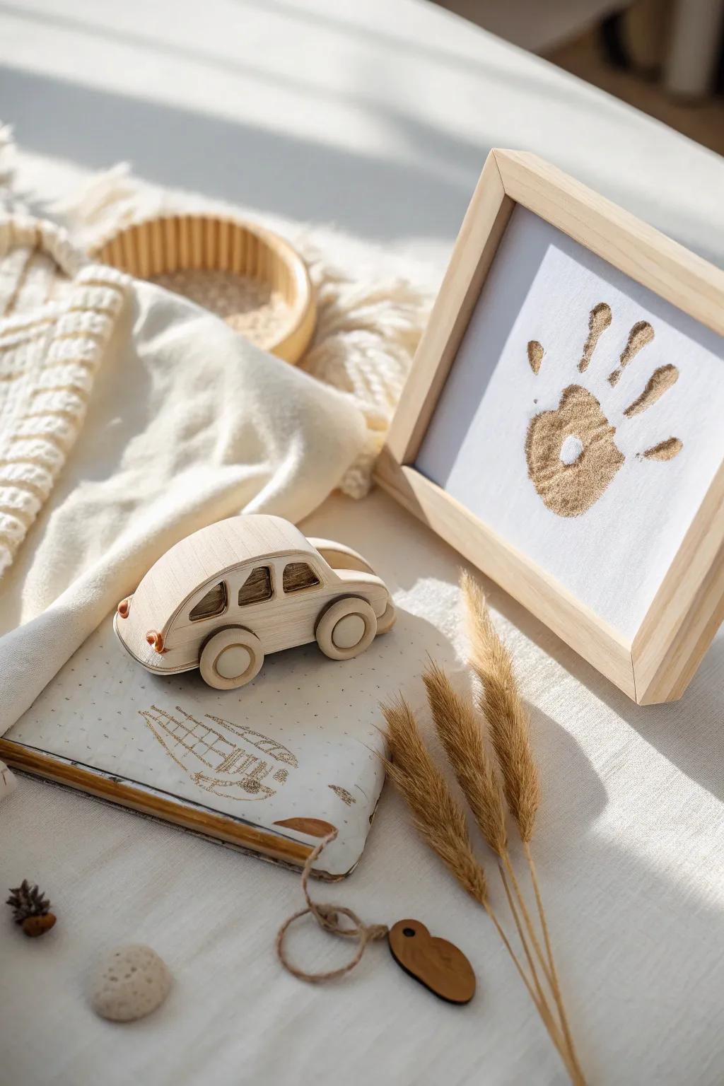 Small hands, grand adventures: a journey begins with handcrafted charm.