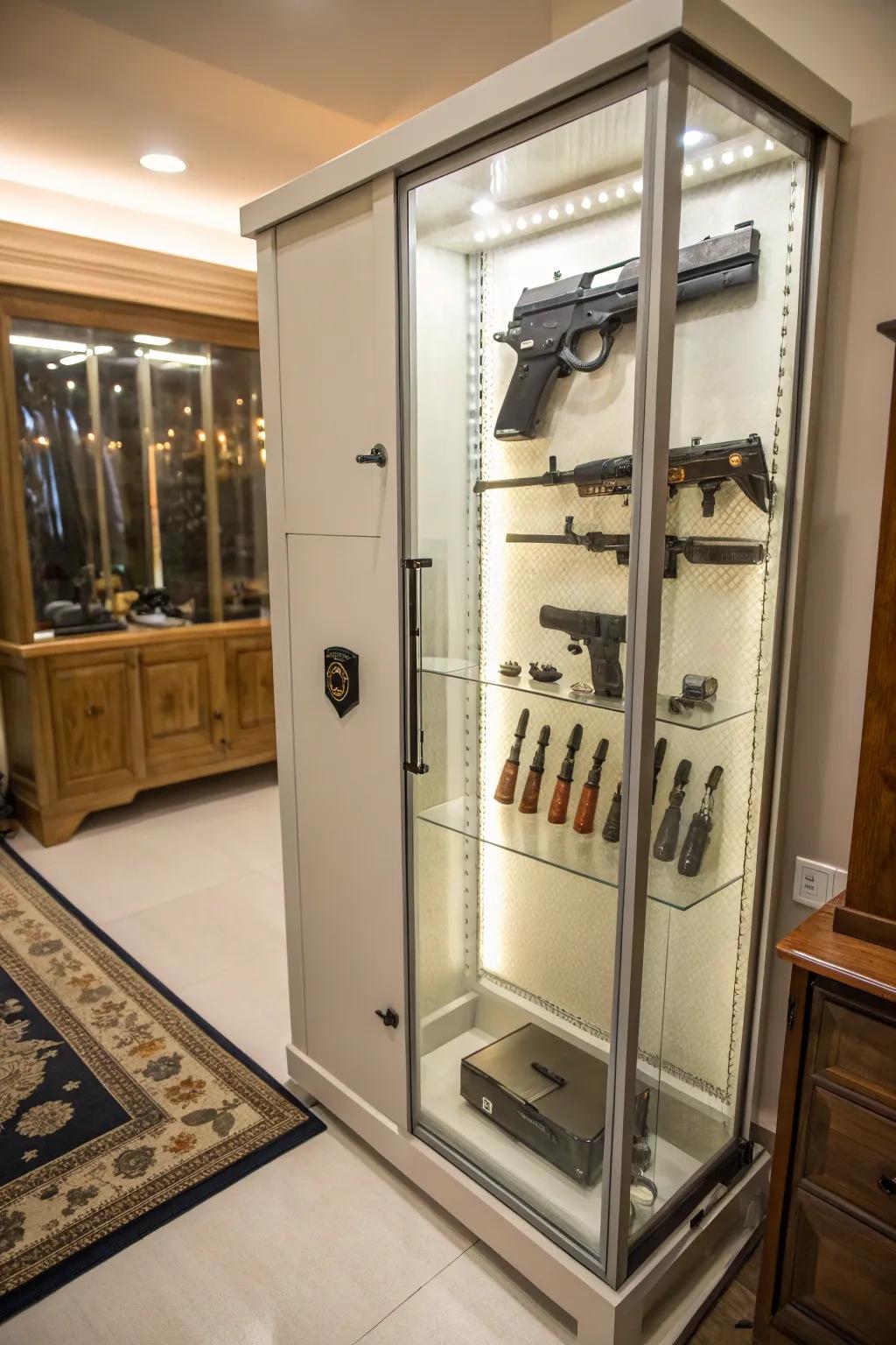 Glazed display enclosures strike a balance between security and exhibition.