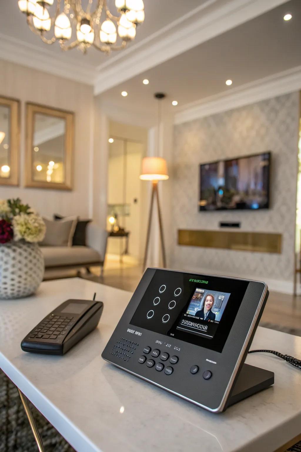 Multifunctional devices improve home communication and provide extensive control.