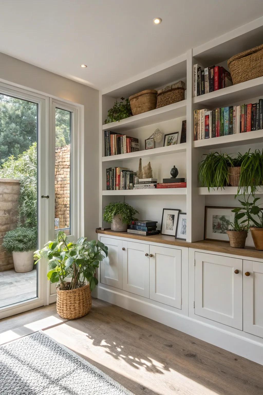 Combine style and functionality using clever built-in options.