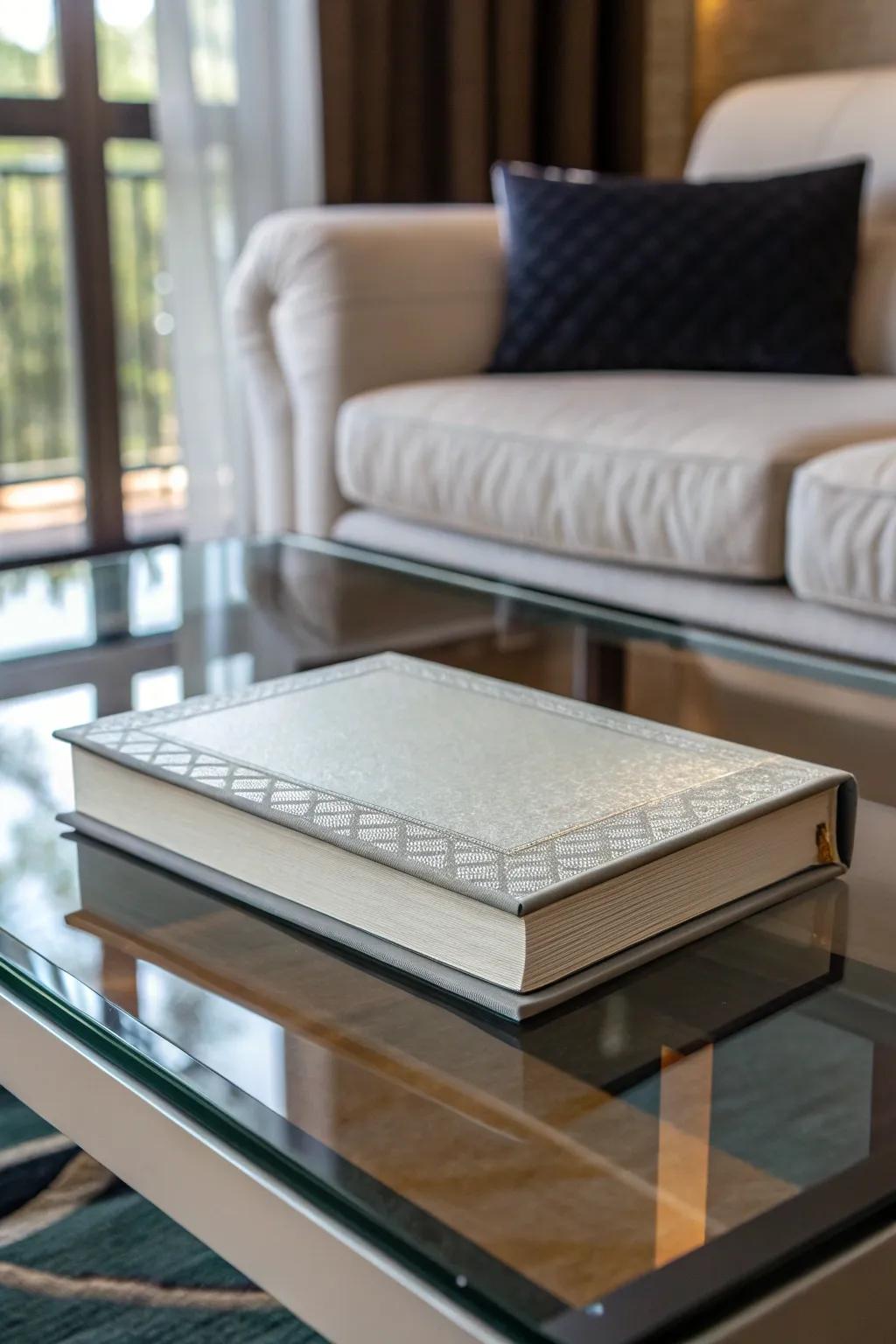 An artistic volume adding flair to any living space.