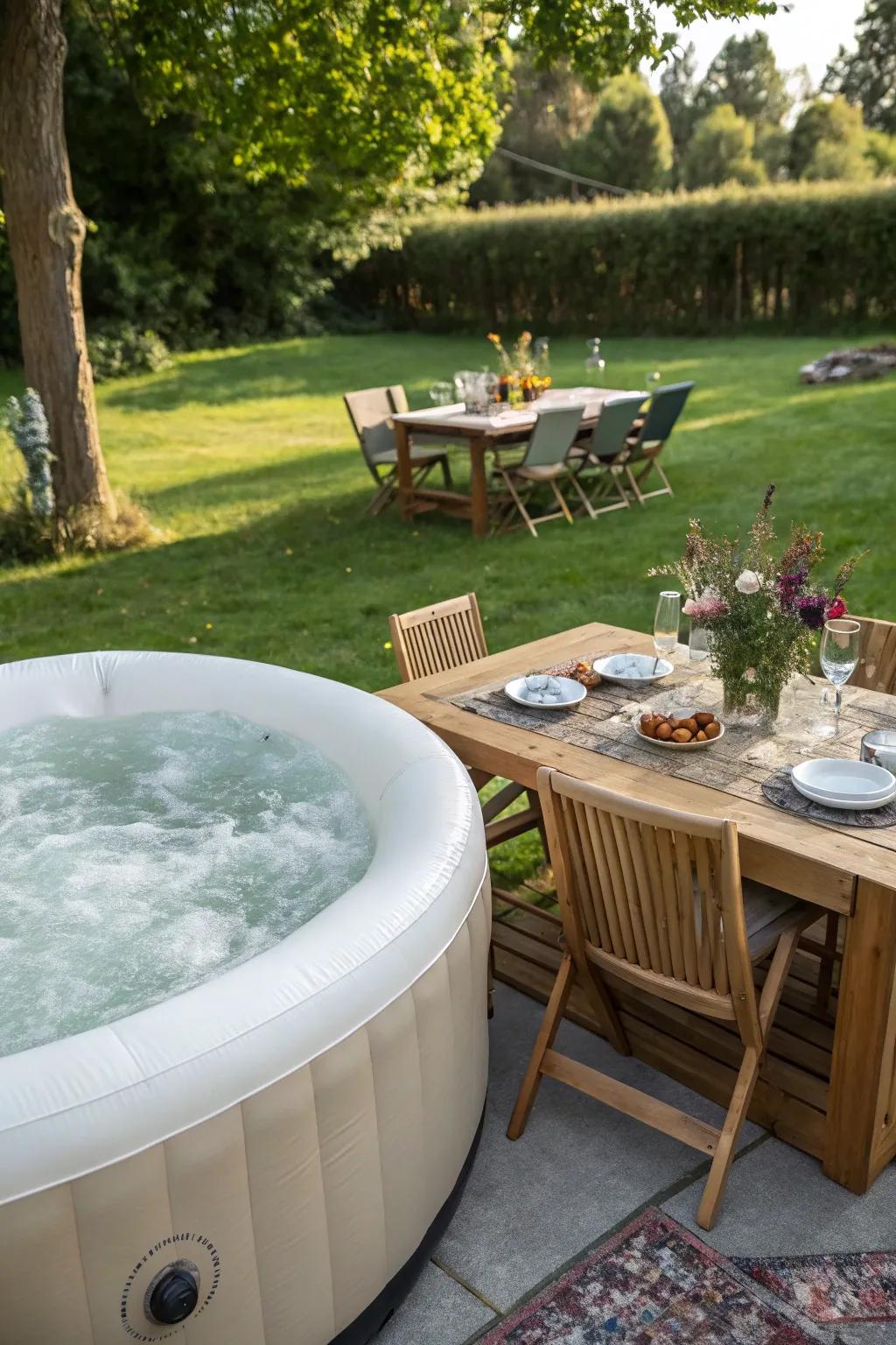 A versatile area suited for both entertaining and unwinding.