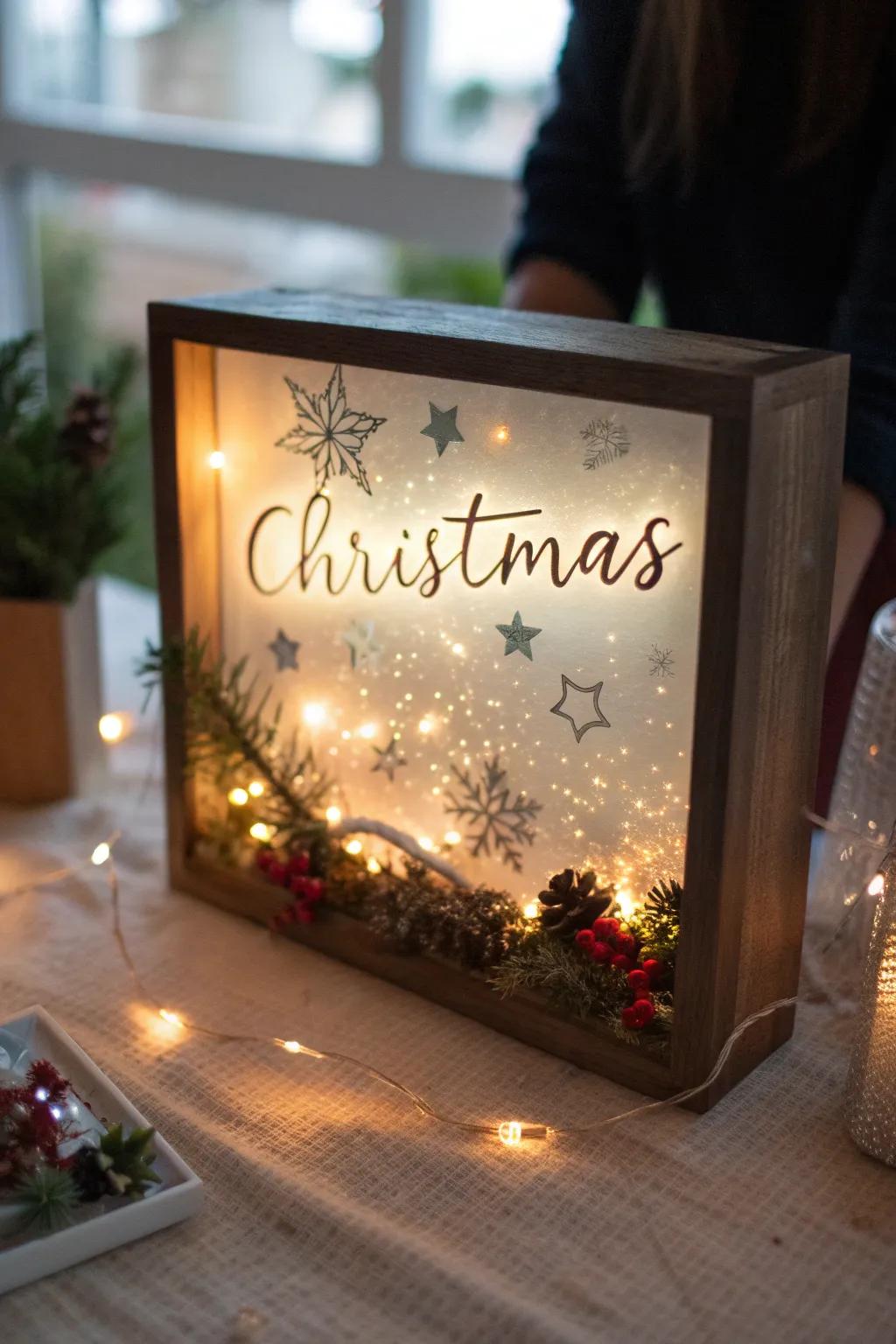 A radiant quotation encapsulating the holiday ambiance