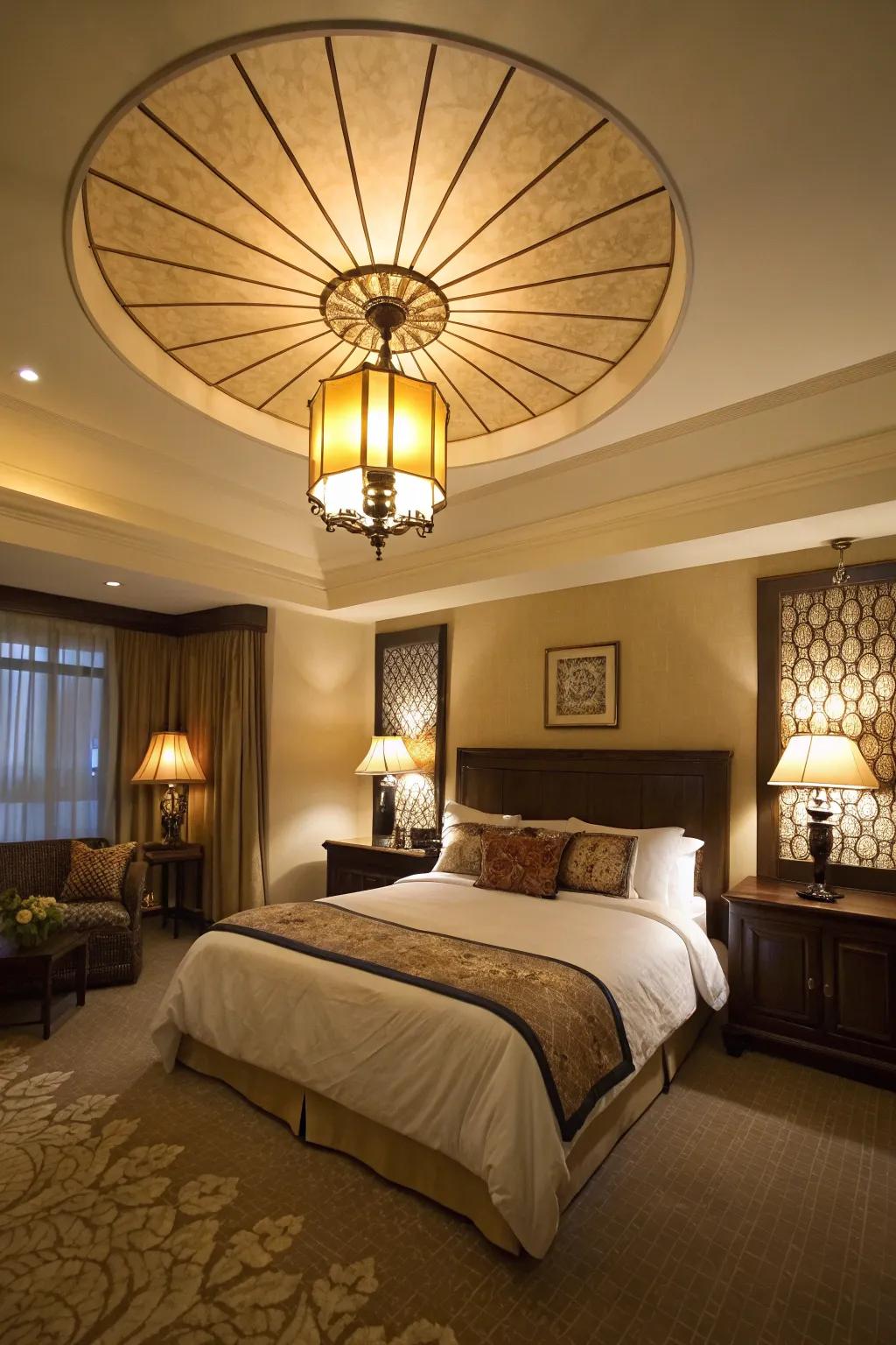 Stratified Illumination cultivates a warm, inviting ambiance within any space.