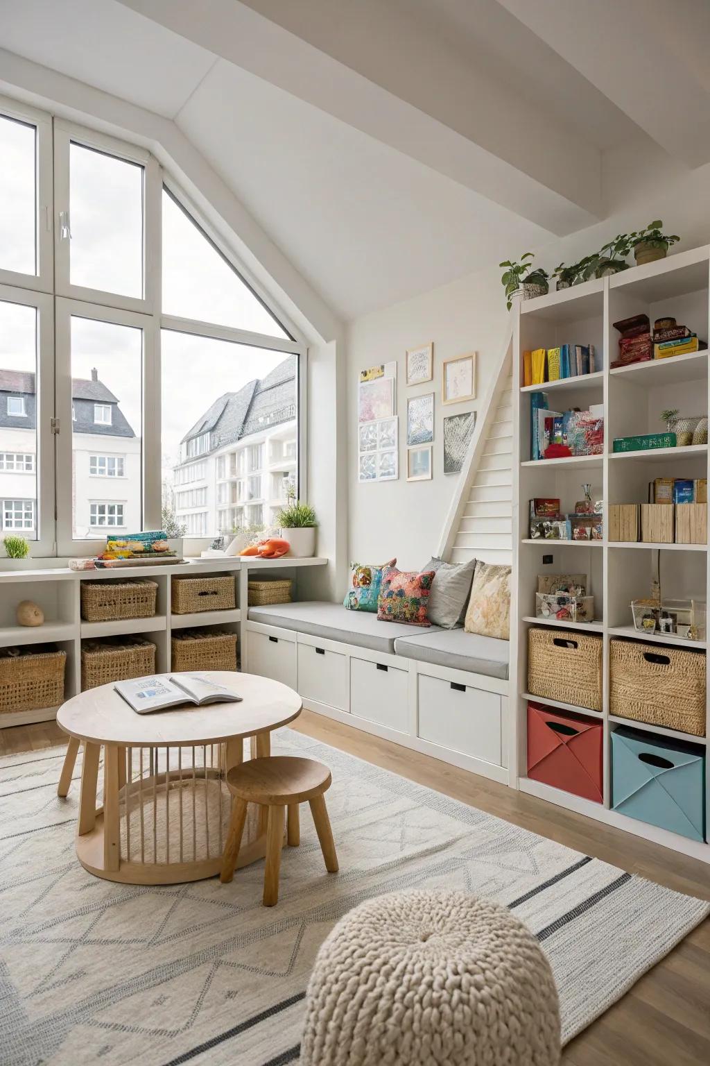 Adaptable furnishings coalesce panache with practicality.