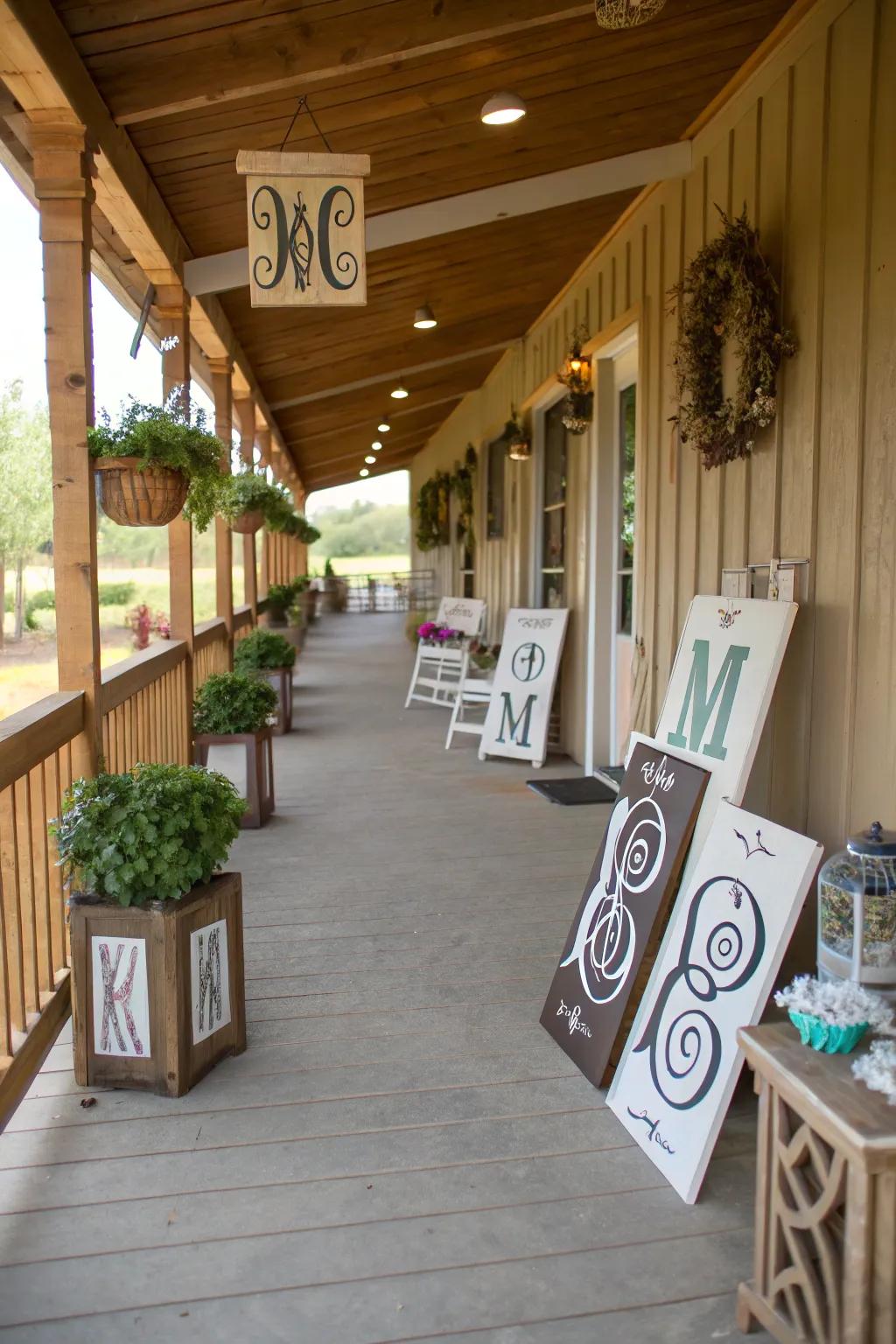 Personalized touches make a porch uniquely reflective of its owners.