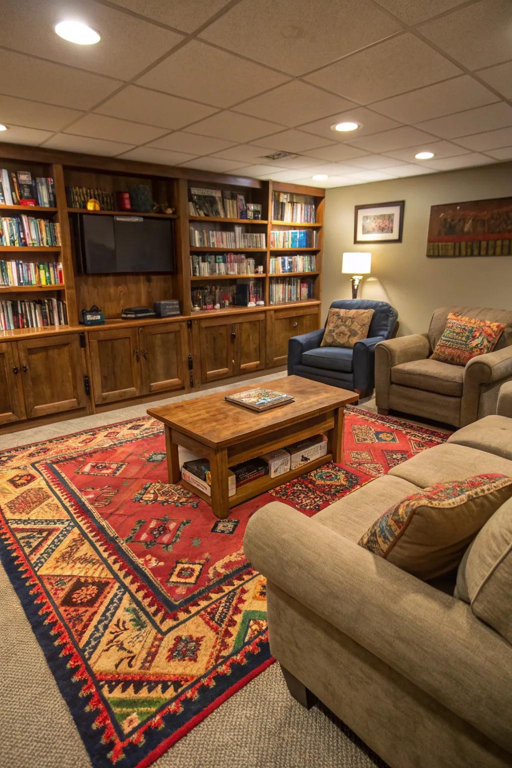 Floor coverings introduce personality and warmth to your area.
