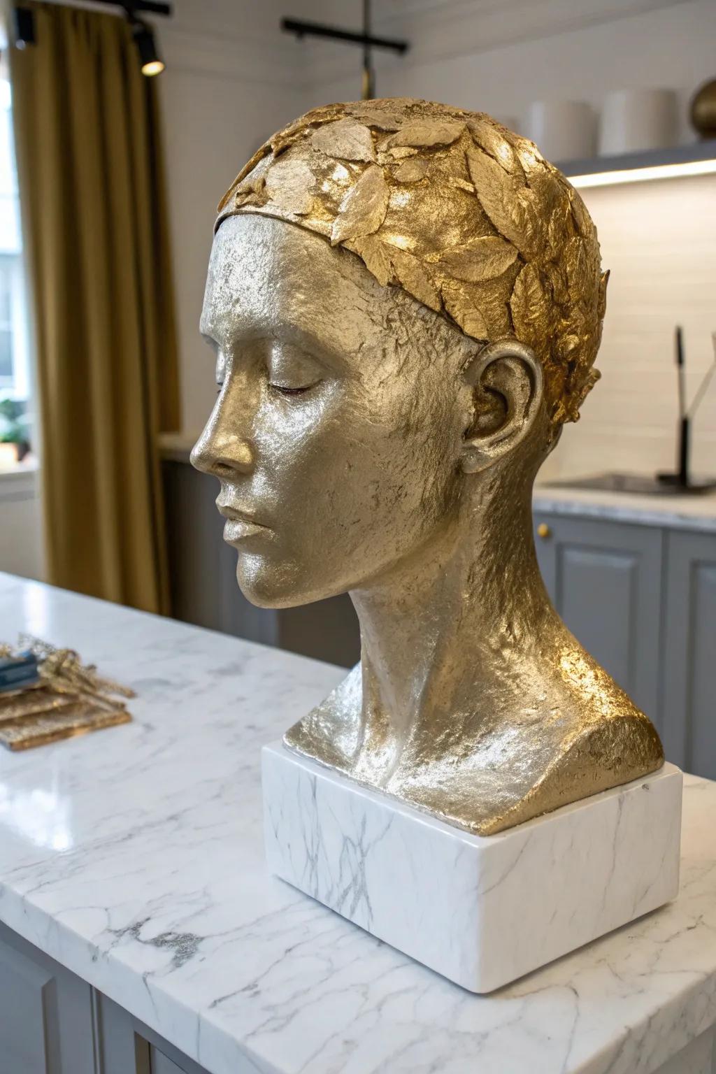 Gilding adds a lavish detail to decor.