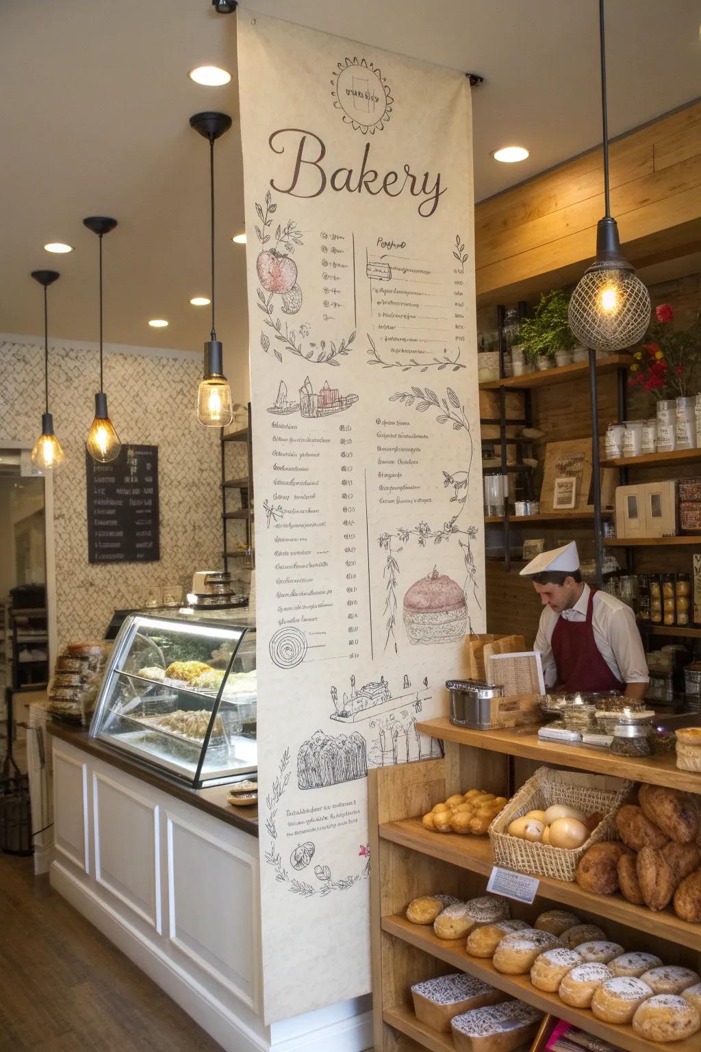 Keep things simple and casual via a sheet reel menu.
