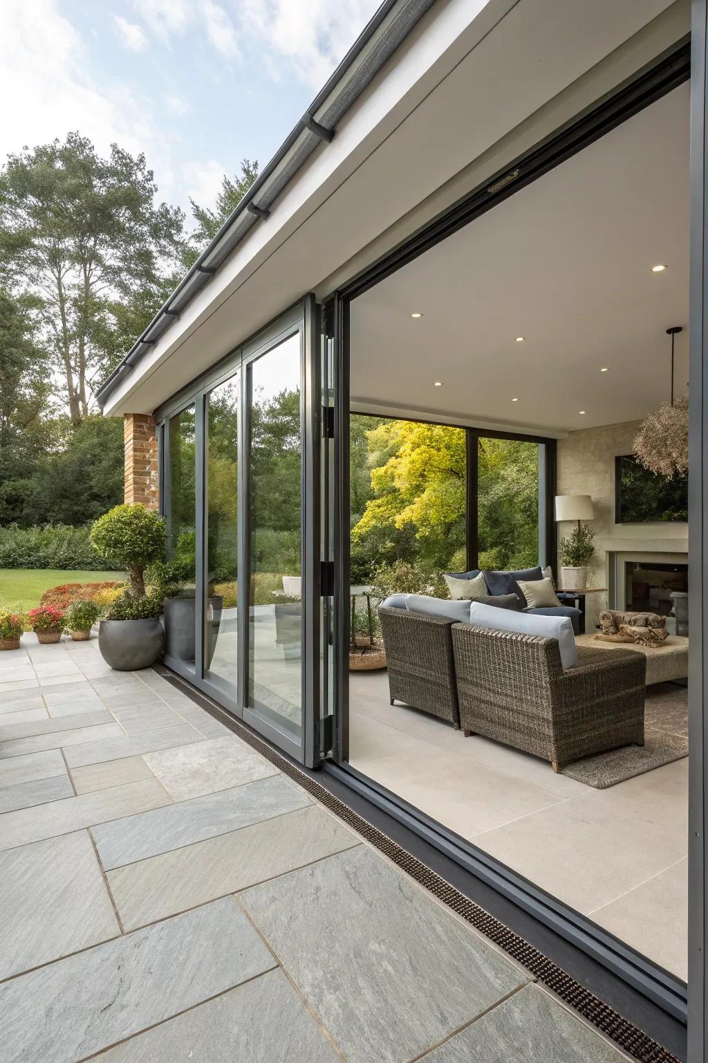 Effortless shift from indoors to the veranda.