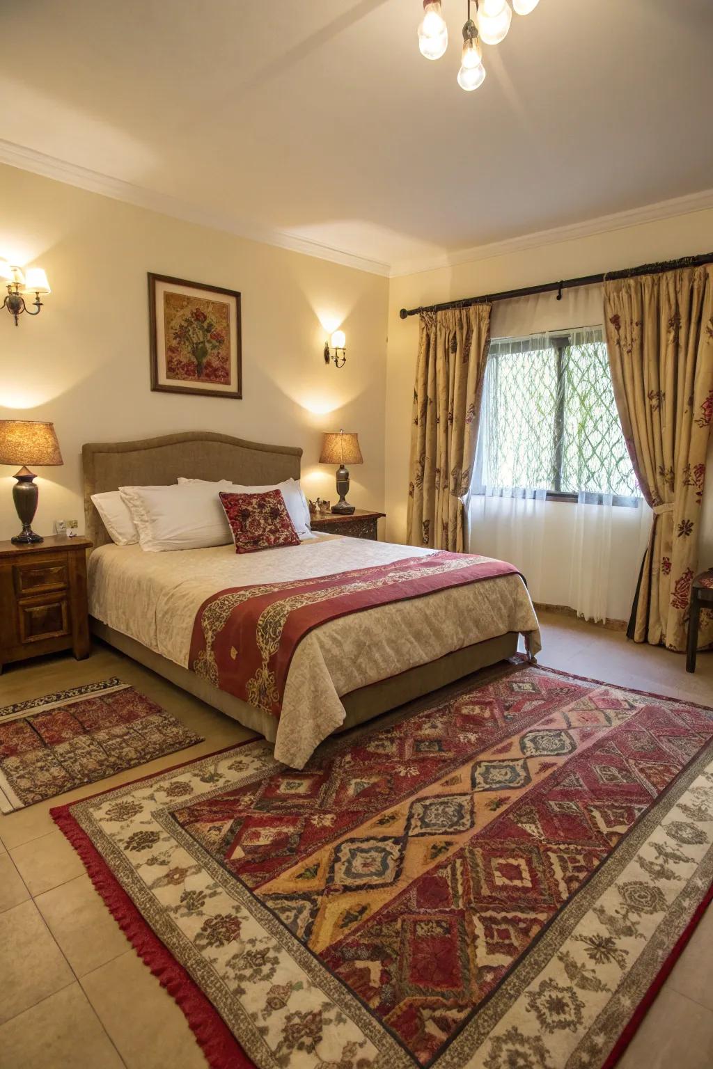 Accent pieces knit together the design of a space.