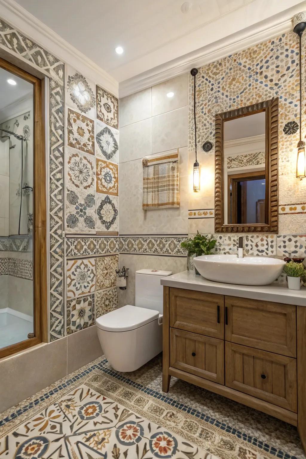Create a harmonious blend of traditional and modern styles.